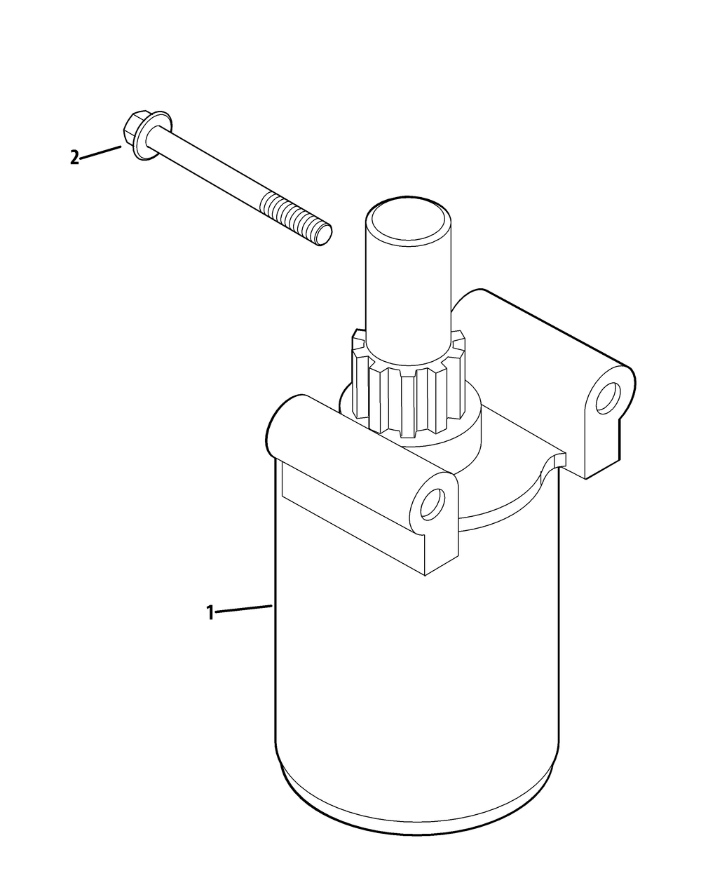 Kohler Kt735-3012 Starting System Diagram and Parts List for XT2-LX46KH (13WQA1CT010)(2015) Cub Cadet Lawn Tractor